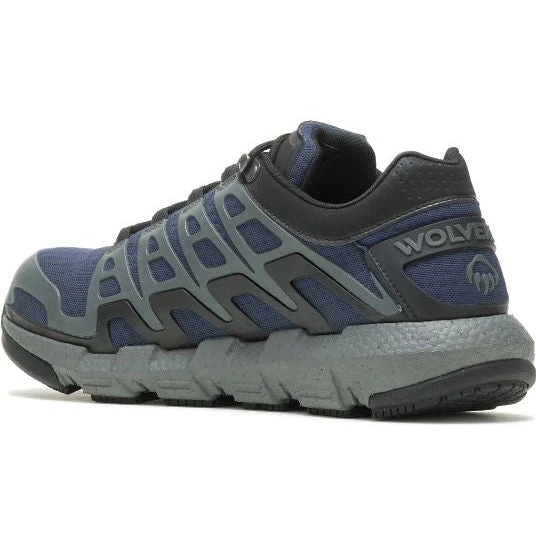 Wolverine Men's Rev Vent Durashocks Safety Toe Work Shoe -Navy- W211176 3 Wolverine Men's Rev Vent Durashocks Safety Toe Work Shoe -Navy- W211176 - Image 3