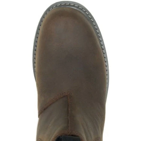 Wolverine Men's Floorhand WP Soft Toe Romeo Work Boot Brown W220030 4 Wolverine Men's Floorhand WP Soft Toe Romeo Work Boot Brown W220030 - Image 4