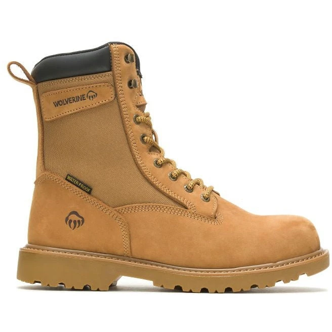 Wolverine Men's Floorhand Insulated 8" WP Soft Toe Work Boot Wheat W220013 2 Wolverine Men's Floorhand Insulated 8" WP Soft Toe Work Boot Wheat W220013 - Image 2