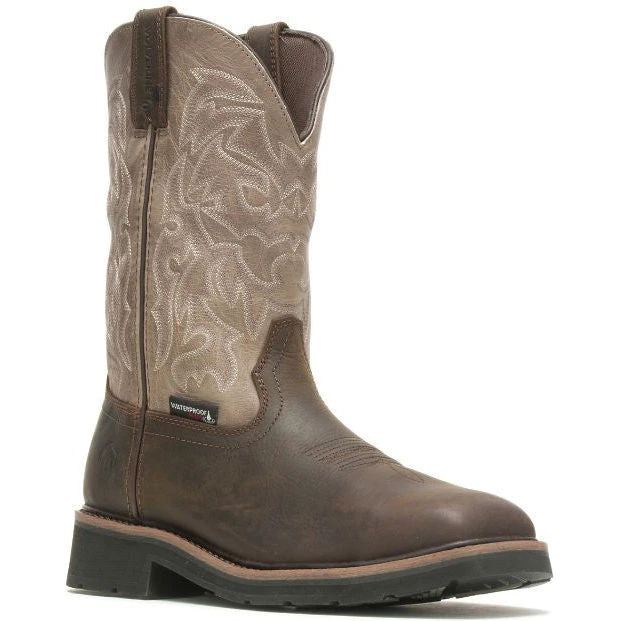 Wolverine Men's Rancher WP Wellington Steel Toe Work Boot Brown W221030 1 Wolverine Men's Rancher WP Wellington Steel Toe Work Boot Brown W221030