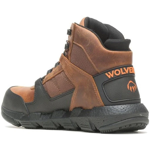 Wolverine Men's Rev 6" UltraSpring Durashocks ST Work Boot - Tobacco - W220018 3 Wolverine Men's Rev 6" UltraSpring Durashocks ST Work Boot - Tobacco - W220018 - Image 3