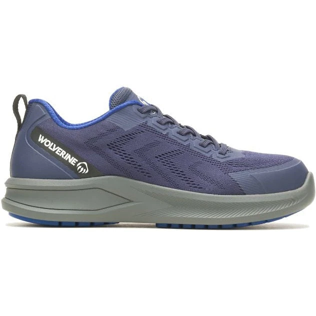 Wolverine Men's Bolt Durashocks Knit Carbonmax Work Shoe -Navy- W231003 2 Wolverine Men's Bolt Durashocks Knit Carbonmax Work Shoe -Navy- W231003 - Image 2