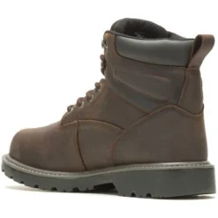 Wolverine Men's Floorhand 6" Steel Toe WP Work Boot -Brown- W231024 -Wolverine Sales Shop WBSM W231024 012822 S23 225