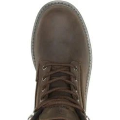 Wolverine Men's Floorhand 6" Steel Toe WP Work Boot -Brown- W231024 -Wolverine Sales Shop WBSM W231024 012822 S23 TOP
