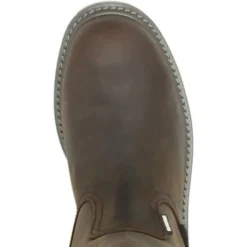 Wolverine Men's Floorhand Steel Toe WP Wellington Work Boot -Brown- W231025 8 Wolverine Men's Floorhand Steel Toe WP Wellington Work Boot -Brown- W231025 -Wolverine Sales Shop WBSM W231025 012822 S23 TOP