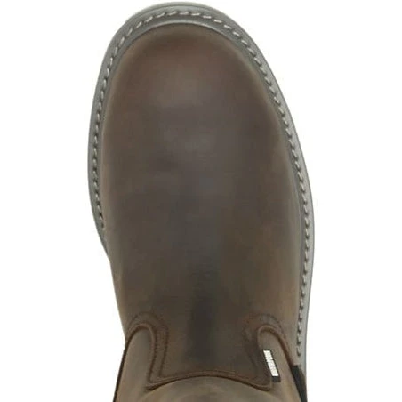 Wolverine Men's Floorhand Steel Toe WP Wellington Work Boot -Brown- W231025 4 Wolverine Men's Floorhand Steel Toe WP Wellington Work Boot -Brown- W231025 - Image 4