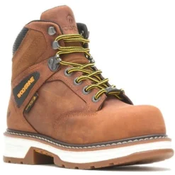 Wolverine Women's Hellcat UltraSpring?盲贸 6" WP Work Boot - Brown - W211155