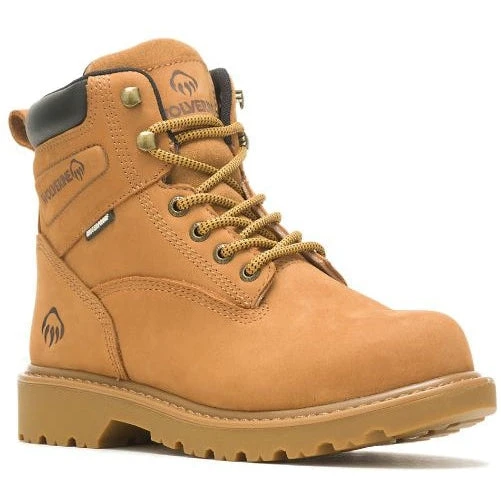 Wolverine Women's Floorhand 6" WP Soft Toe Work Boot - Wheat - W220014 1 Wolverine Women's Floorhand 6" WP Soft Toe Work Boot - Wheat - W220014