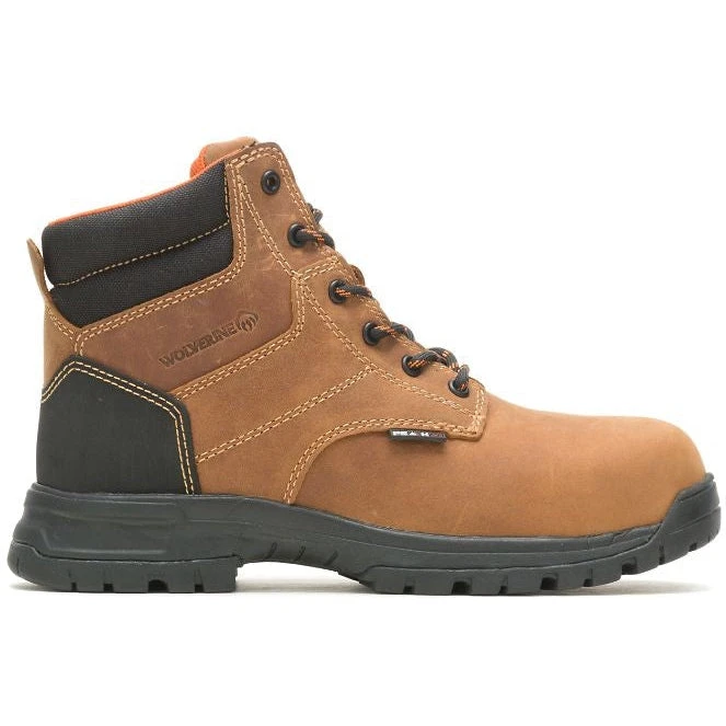 Wolverine Women's Piper 6" WP Comp Toe Work Boot -Brown- W221032 2 Wolverine Women's Piper 6" WP Comp Toe Work Boot -Brown- W221032 - Image 2