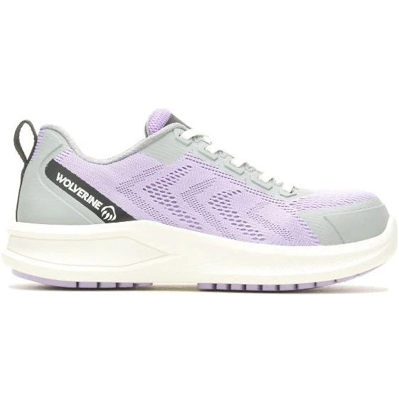 Wolverine Women's Bolt Durashocks Knit Work Shoe -Lavendar- W231009 2 Wolverine Women's Bolt Durashocks Knit Work Shoe -Lavendar- W231009 - Image 2
