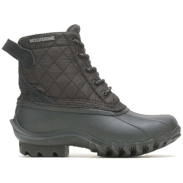 Wolverine Women's Torrent Quilted Duck Boot - Black W880344 2 Wolverine Women's Torrent Quilted Duck Boot - Black W880344 - Image 2