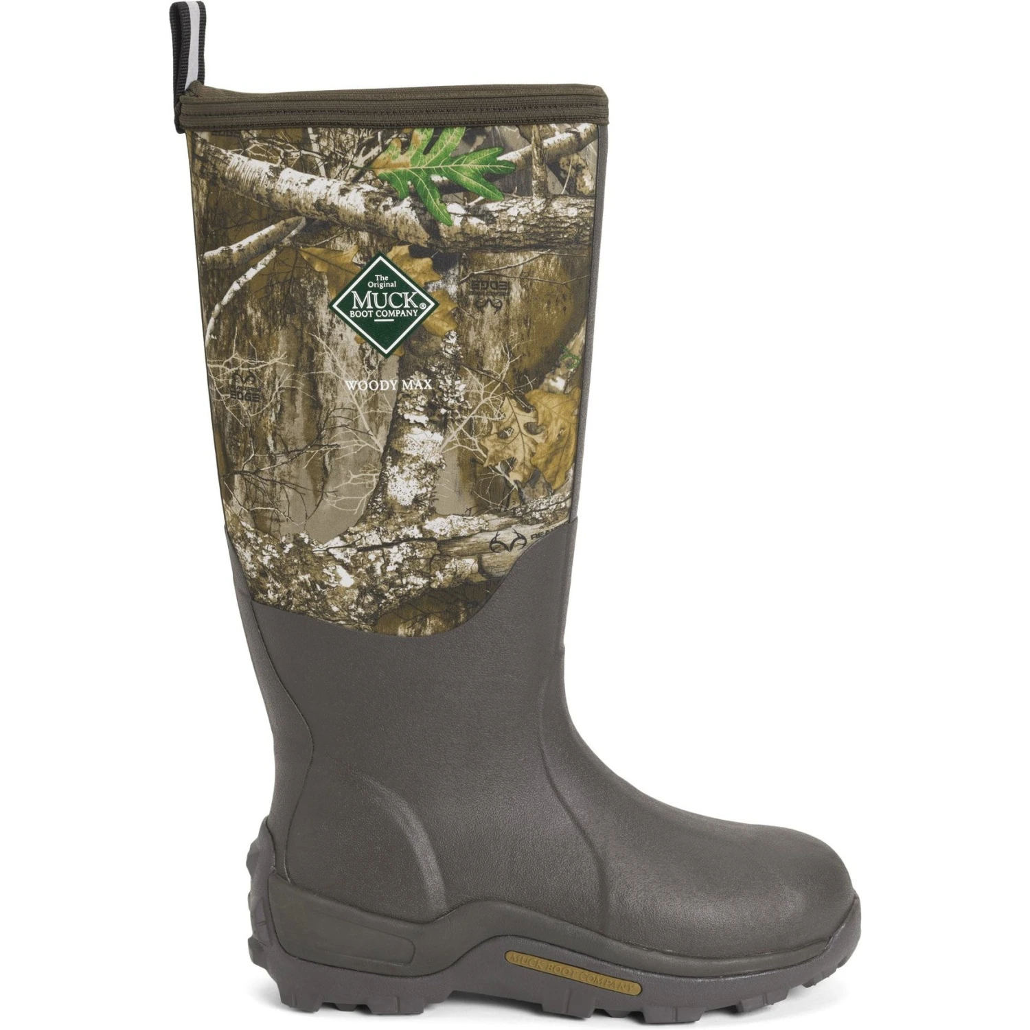 Muck Men's Woody Max WP Rubber Hunt Boot - Brown/Realtree Edge - WDM-RTE 2 Muck Men's Woody Max WP Rubber Hunt Boot - Brown/Realtree Edge - WDM-RTE - Image 2