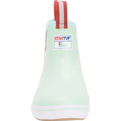 Xtratuf Women's Fishe® Wear 6" WP Ankle Deck Boot -Green- XWAB-3BB 4 Xtratuf Women's Fishe® Wear 6" WP Ankle Deck Boot -Green- XWAB-3BB - Image 4