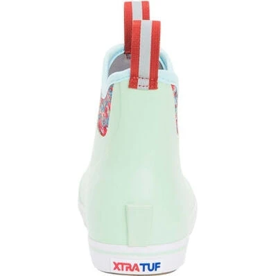 Xtratuf Women's Fishe® Wear 6" WP Ankle Deck Boot -Green- XWAB-3BB 3 Xtratuf Women's Fishe® Wear 6" WP Ankle Deck Boot -Green- XWAB-3BB - Image 3