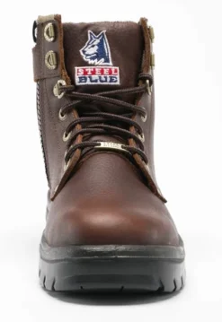 Steel Blue Men's Argyle 6" WP Steel Toe Side Zip Work Boot - Oak - 812951 12 Steel Blue Men's Argyle 6" WP Steel Toe Side Zip Work Boot - Oak - 812951 -Wolverine Sales Shop az 2