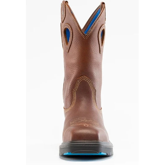 Steel Blue Men's Blue Heeler Steel Toe WP Western Work Boot - Brown - 813945 6 Steel Blue Men's Blue Heeler Steel Toe WP Western Work Boot - Brown - 813945 - Image 6