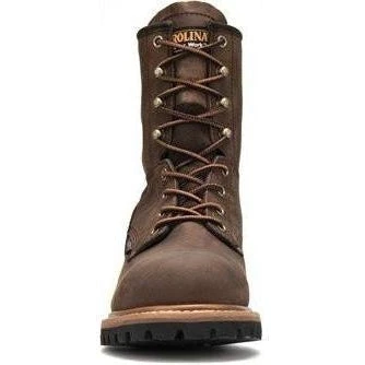 Carolina Men's Elm 8” Waterproof Logger Work Boot - Brown - CA8821 2 Carolina Men's Elm 8” Waterproof Logger Work Boot - Brown - CA8821 - Image 2