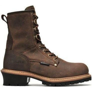 Carolina Men's Elm 8” Waterproof Logger Work Boot - Brown - CA8821 5 Carolina Men's Elm 8” Waterproof Logger Work Boot - Brown - CA8821 - Image 5