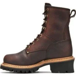 Carolina Women's Elm 8" Steel Toe Logger Work Boot - Brown - CA1421 -Wolverine Sales Shop carolina womens elm 8 steel toe logger work boot brown ca1421 4