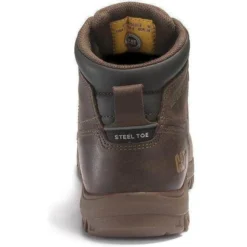 CAT Womens Mae Steel Toe Waterproof Work Shoe - Brown - P91011 -Wolverine Sales Shop cat womens mae steel toe waterproof work shoe brown p91011 4