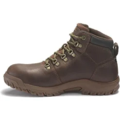 CAT Womens Mae Steel Toe Waterproof Work Shoe - Brown - P91011 -Wolverine Sales Shop cat womens mae steel toe waterproof work shoe brown p91011 5