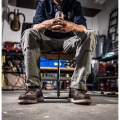 Danner Men's Bull Run USA Made 6" Moc Toe Wedge Work Boot - Brown - 15563 -Wolverine Sales Shop danner mens bull run usa made 6 moc toe work boot brown 15563 6