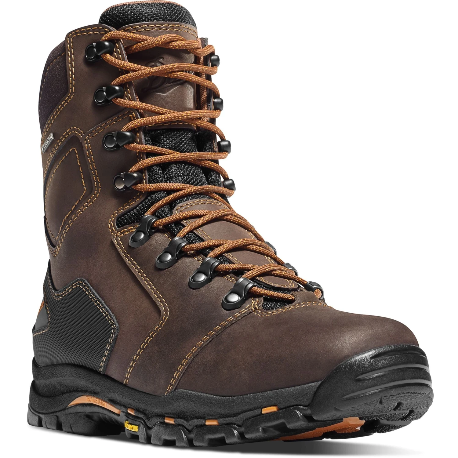 Danner Men's Vicious 8" Soft Toe WP Work Boot - Brown - 13866 1 Danner Men's Vicious 8" Soft Toe WP Work Boot - Brown - 13866