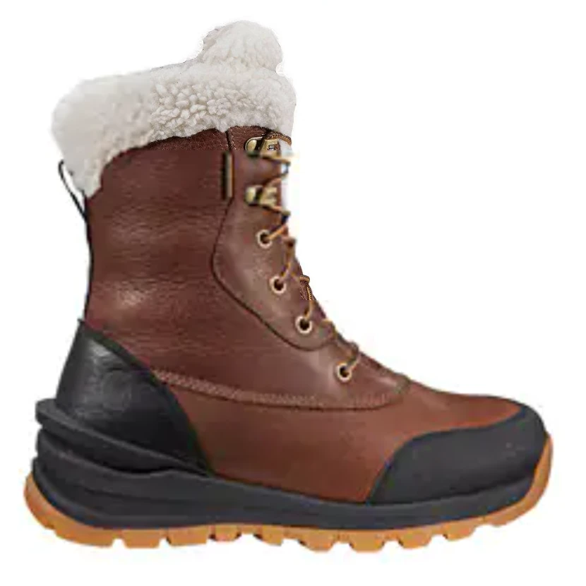 Carhartt Women's Pellston 8" WP Winter Work Boot - Mineral Red - FH8019-W 2 Carhartt Women's Pellston 8" WP Winter Work Boot - Mineral Red - FH8019-W - Image 2