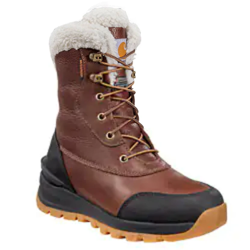Carhartt Women's Pellston 8" WP Winter Work Boot - Mineral Red - FH8019-W 1 Carhartt Women's Pellston 8" WP Winter Work Boot - Mineral Red - FH8019-W