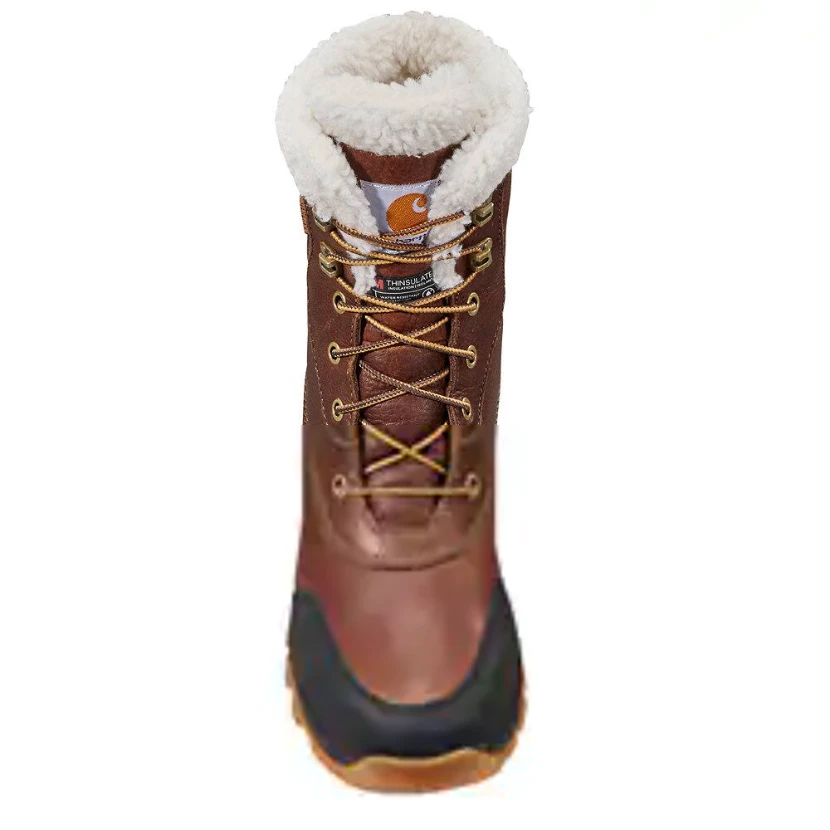 Carhartt Women's Pellston 8" WP Winter Work Boot - Mineral Red - FH8019-W 4 Carhartt Women's Pellston 8" WP Winter Work Boot - Mineral Red - FH8019-W - Image 4