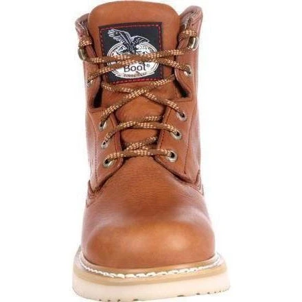 Georgia Men's 6" Wedge Work Boot - Brown - G6152 5 Georgia Men's 6" Wedge Work Boot - Brown - G6152 - Image 5