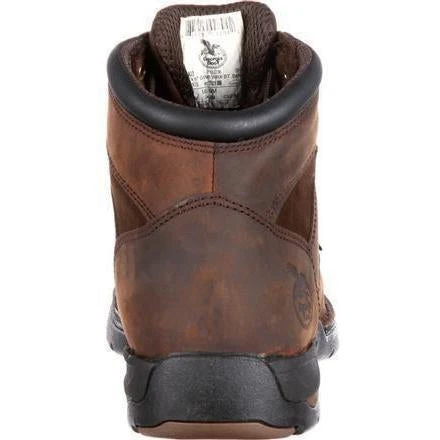 Georgia Men's Athens 6" Waterproof Work Boot - Brown - G7403 3 Georgia Men's Athens 6" Waterproof Work Boot - Brown - G7403 - Image 3