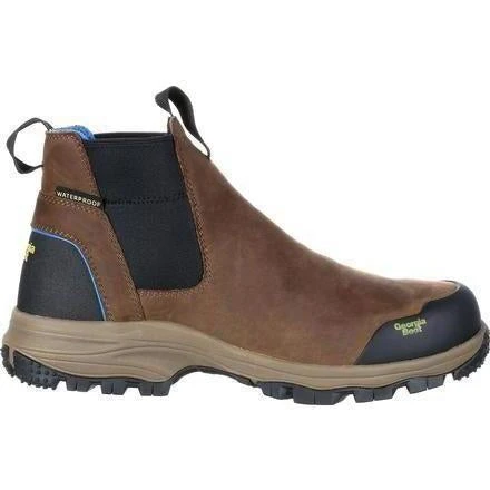 Georgia Men's Blue Collar Chelsea Waterproof Work Romeo Boot - GB00106 2 Georgia Men's Blue Collar Chelsea Waterproof Work Romeo Boot - GB00106 - Image 2