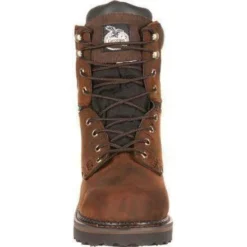 Georgia Men's Brookville 8" Stl Toe WP Work Boot - Brown - G9334 -Wolverine Sales Shop georgia mens brookville 8 stl toe wp work boot brown g9334 3