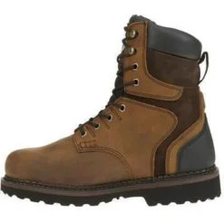 Georgia Men's Brookville 8" Stl Toe WP Work Boot - Brown - G9334 -Wolverine Sales Shop georgia mens brookville 8 stl toe wp work boot brown g9334 7
