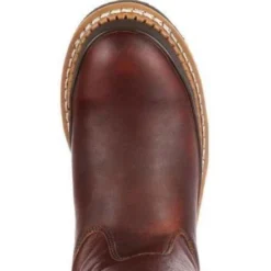 Georgia Men's Giant Steel Toe Pul-On Work Boots - Brown - G4374 9 Georgia Men's Giant Steel Toe Pul-On Work Boots - Brown - G4374 -Wolverine Sales Shop georgia mens giant steel toe pul on work boots brown g4374 2