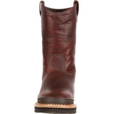 Georgia Men's Giant Steel Toe Pul-On Work Boots - Brown - G4374 6 Georgia Men's Giant Steel Toe Pul-On Work Boots - Brown - G4374 - Image 6