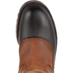 Georgia Men's Muddog Steel Toe Wellington WP Work Boot - Brown - G5594 -Wolverine Sales Shop georgia mens muddog steel toe wellington wp work boot brown g5594 2