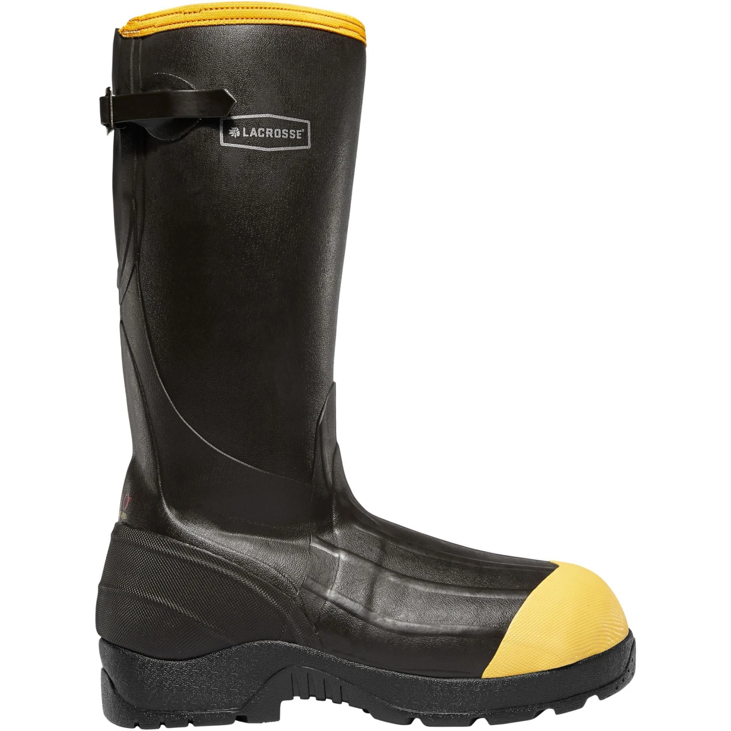 LaCrosse Men's Alpha 16" Ins' Comp Toe Rubber Work Boot Black - 426050 2 LaCrosse Men's Alpha 16" Ins' Comp Toe Rubber Work Boot Black - 426050 - Image 2