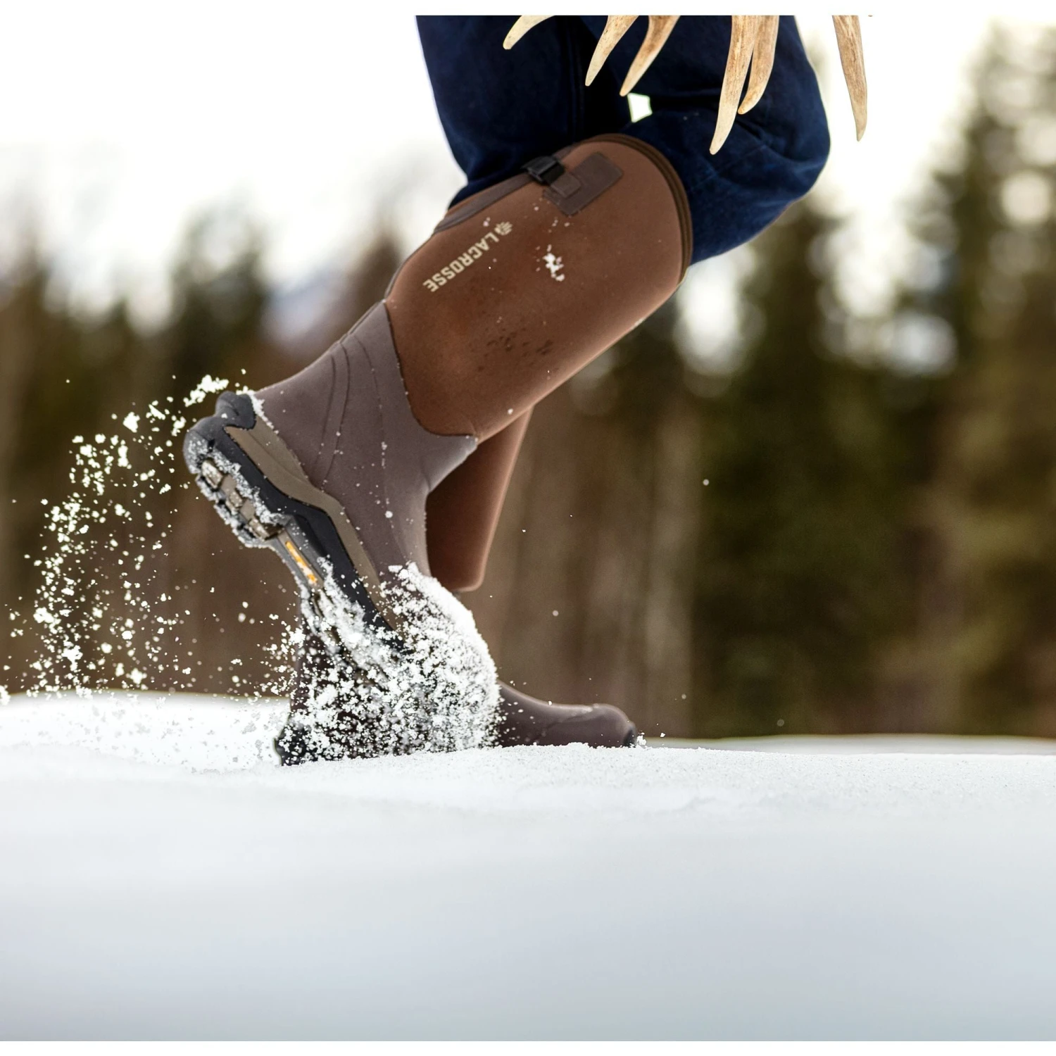 LaCrosse Men's Alpha Thermal 16" Ins Rubber Work Boot - Brown - 644109 6 LaCrosse Men's Alpha Thermal 16" Ins Rubber Work Boot - Brown - 644109 - Image 6