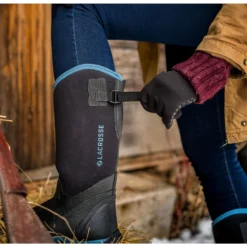 LaCrosse Women's Alpha Thermal 14" Ins Rubber Work Boot Black - 644105 -Wolverine Sales Shop lacrosse womens alpha thermal 14 ins rubber work boot black 644105 boots lacrosse 6