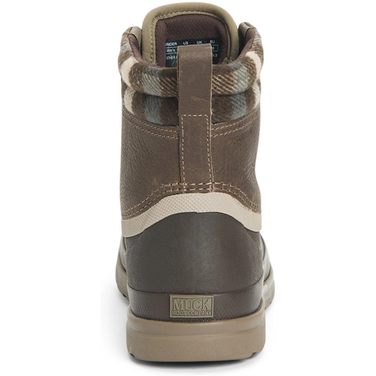 Muck Women's Originals Duck Lace Waterproof Duty Boot- Brown- ODLW-109 3 Muck Women's Originals Duck Lace Waterproof Duty Boot- Brown- ODLW-109 - Image 3