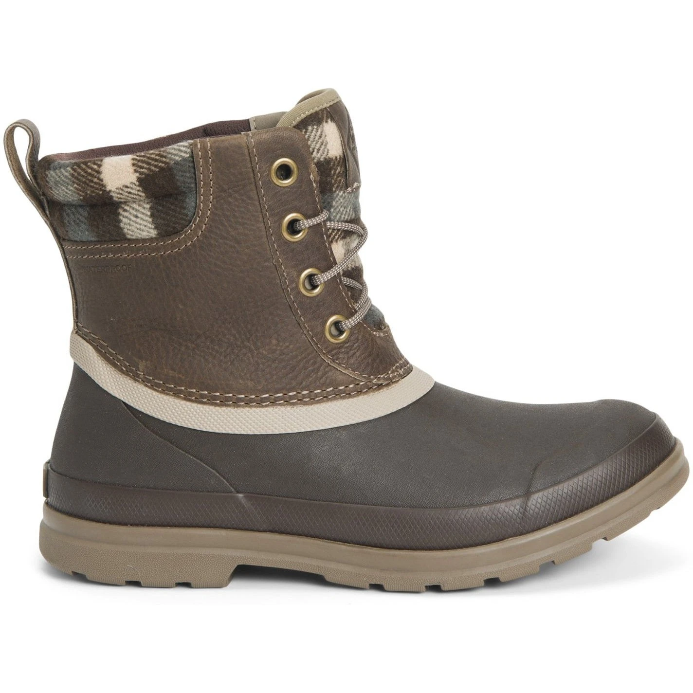 Muck Women's Originals Duck Lace Waterproof Duty Boot- Brown- ODLW-109 2 Muck Women's Originals Duck Lace Waterproof Duty Boot- Brown- ODLW-109 - Image 2