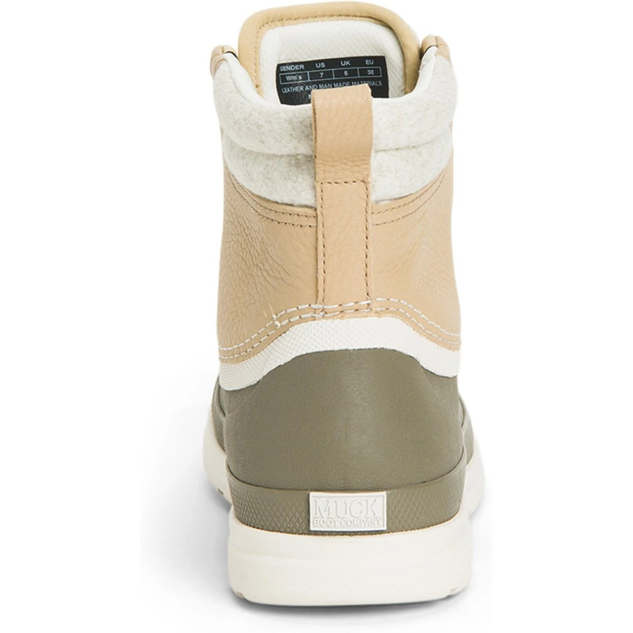 Muck Women's Originals Duck Lace Waterproof Duty Boot- Walnut- ODLW-901 3 Muck Women's Originals Duck Lace Waterproof Duty Boot- Walnut- ODLW-901 - Image 3