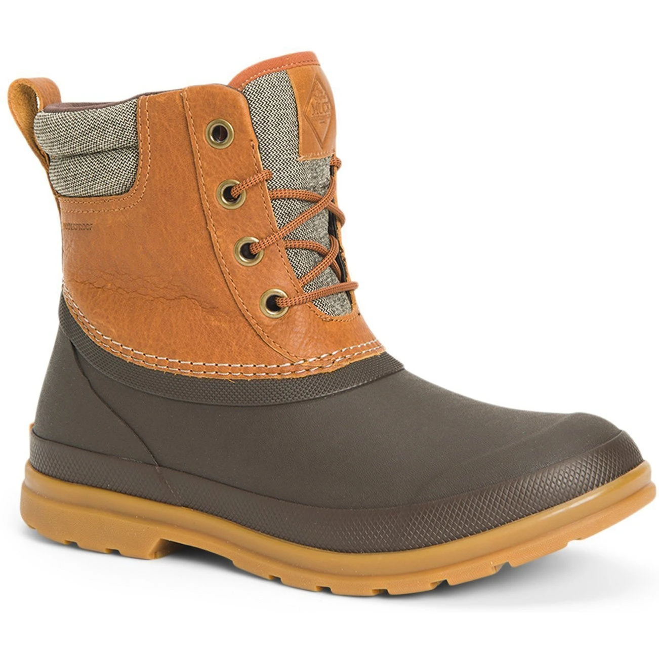 Muck Women's Originals Duck Lace Waterproof Duty Boot - Tan - ODLW-902 1 Muck Women's Originals Duck Lace Waterproof Duty Boot - Tan - ODLW-902