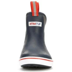 Xtratuf Men's 6" Ankle Deck Waterproof Boot - Navy / Red - 22733 -Wolverine Sales Shop product 22733 NVY 5 2400x 24d5ea66 7f83 47fb a37c 75b9efca9937