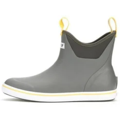 Xtratuf Men's 6" Ankle Deck Waterproof Boot - Gray / Yellow - 22735 -Wolverine Sales Shop product 22735 GRY 2 2400x a2a44fee 0c05 4fa7 b40a ee022cdb9a66