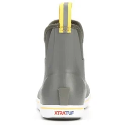 Xtratuf Men's 6" Ankle Deck Waterproof Boot - Gray / Yellow - 22735 -Wolverine Sales Shop product 22735 GRY 3 2400x c8190295 47cb 440f b024 b921c1a11af3