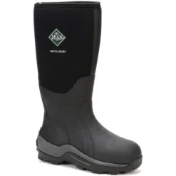 Muck Men's Arctic Sport Tall 17" WP Pull-On Rubber Work Boot- Black- ASP-000A