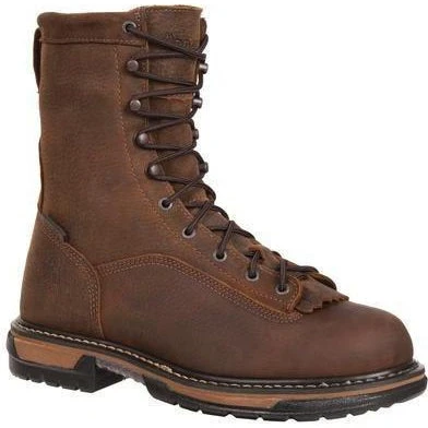Rocky Men's Ironclad 8" Waterproof Work Boot - Brown - FQ0005698 1 Rocky Men's Ironclad 8" Waterproof Work Boot - Brown - FQ0005698
